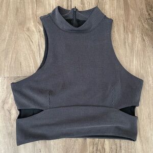 Lululemon Ribbed Softstreme Mockneck Cropped Tank